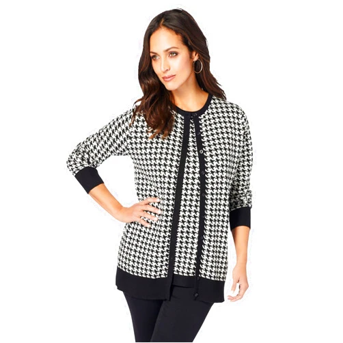 Jessica London Women's Plus Size Fine Gauge Cardigan
