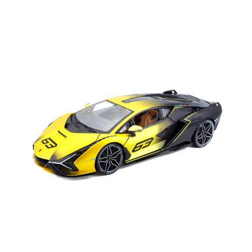 Bburago B18-11100 Lamborghini SIAN FKP 37 1:18 Die-Cast Collectible Car, Assorted Designs and Colours