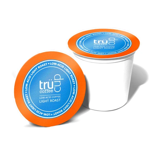 TRUCUP trücup Low-Acid Coffee LIGHT ROAST - 48 Count Single Serve Coffee Pods (Light 48)