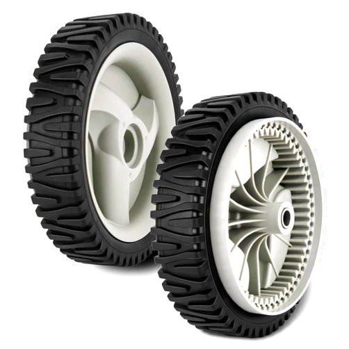 FAMANDY Front Drive Wheels Replacement Craftsman Lawn Mower Wheels Fit for Craftsman Husqvarna & Hu Self Propelled Lawn Mower 583719501 194231X460（2 Pack)