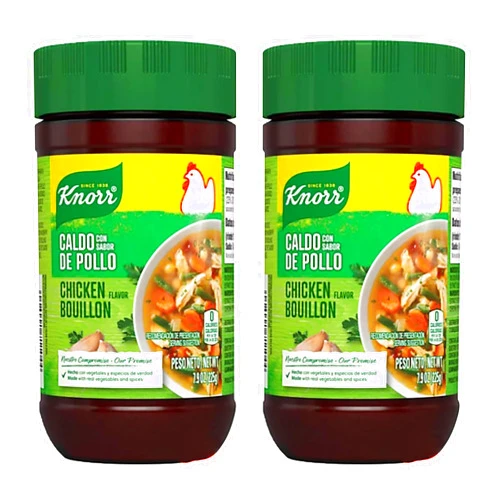 Mighty Merchandise Knorr Granulated Chicken Bouillon - 7.9 oz (Pack of 2) - in Mighty Merchandise Packaging