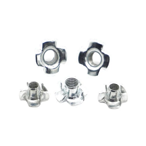 COASEBIXX Four Pronged T Nuts, 20pcs Speaker T-nut Blind Pronged Insert Tee Nut Furniture Hardware M3 M4 M5 M6 M8 M10(M5)
