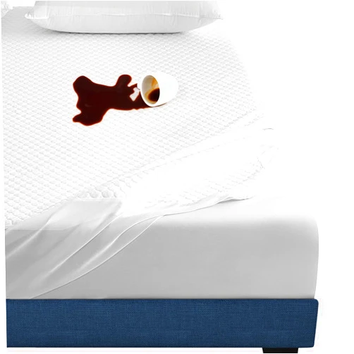 MERITLIFE 2 Pack (Queen Size+King Size) Premium 100% Waterproof Mattress Protector,Cooling Breathable Mattress Pad Cover Fitted Sheet Style,8-21