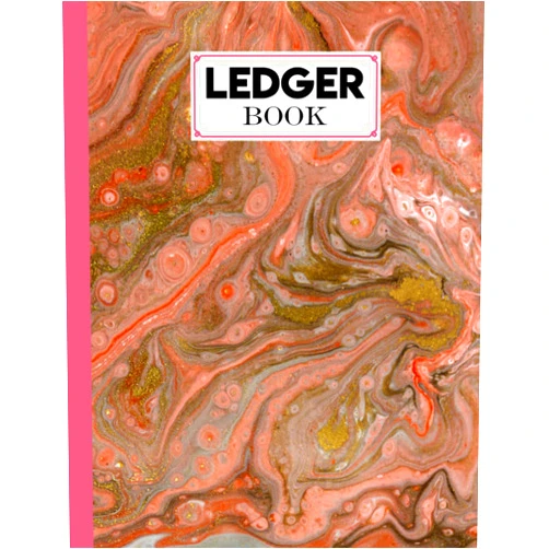 Leonhard Hohmann Ledger Book: Record Income and Expenses, 120 Pages, Size 8.5