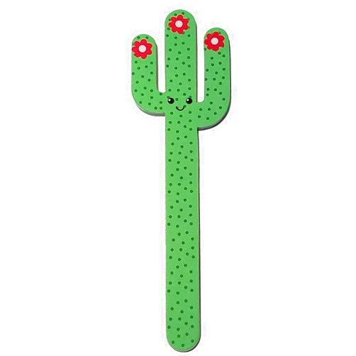 Sonoran Souvenirs Cute Girl Cactus Nail File (12pcs/lot) Double-Sided Nail File Emery Board Set