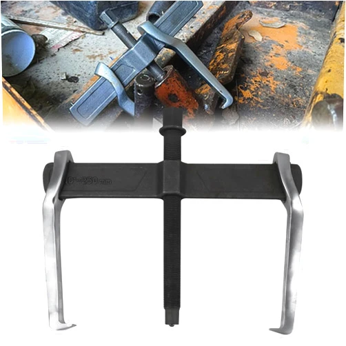 Sporacingrts Versatile 10-Inch 2-Jaw Gear Puller Tool Adjustable CR-V Bearing Puller Gears Compatible with Efficient External and Internal Pulling