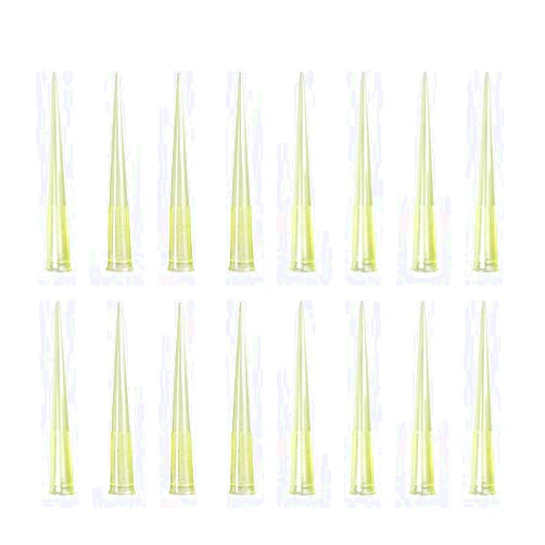 XIPEGPA Pipette Tips 200 UL 1000 PCS Clear Yellow Laboratory Universal Plastic Liquid Pipette Pipettor Tips