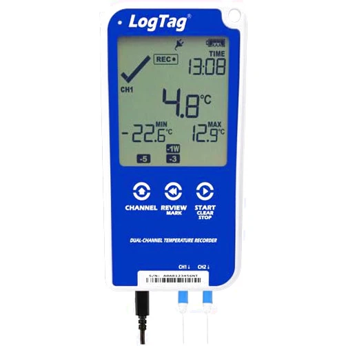 LogTag UTRED30 Vaccine Monitoring Kit with Dual CP100 Smart Sensors