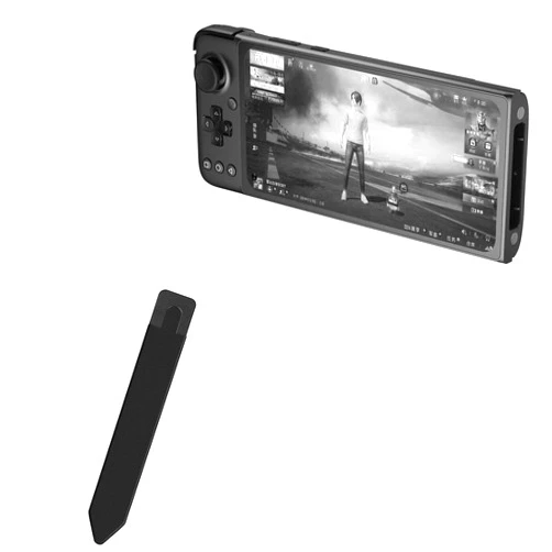 BoxWave Stylus Pouch Compatible with 6 Goodlife623 GPD XP Plus - Stylus PortaPouch, Stylus Holder Carrier Portable Self-Adhesive - Jet Black