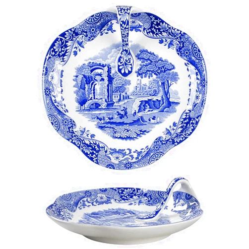 Spode Blue Italian Handled Tray