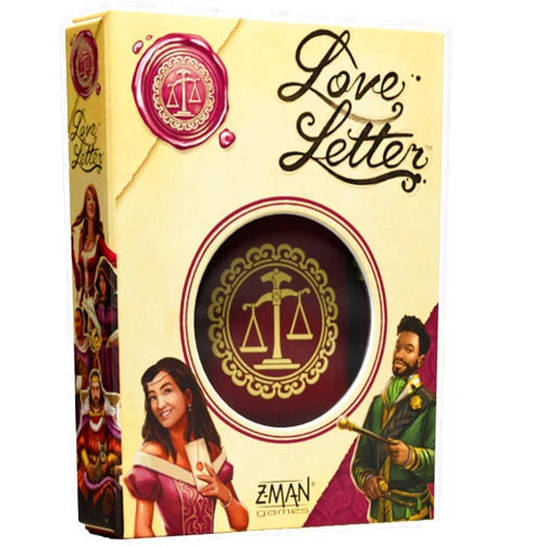 Z-Man Games Love Letter Card Game (2025 Refresh) - Deduction & Player Elimination Strategy Game for Kids & Adults, Ages 10+, 2-6 Players, 20 Minute Playtime, Made