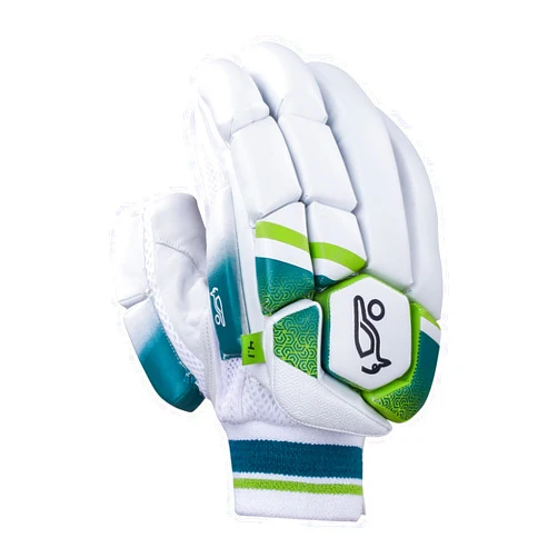 KOOKABURRA Kahuna 4.1 Cricket premium batting gloves - Adult Size, Right Handed - 2024 Edition, Men's, Lime