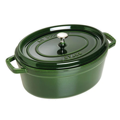 Staub Cocotte Oval 33cm Basil