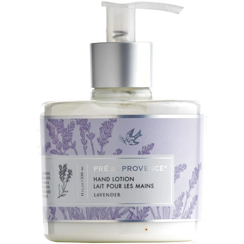 Pre de Provence Collection Shea Butter Enriched Silky Smooth Emollient Hand Lotion, Lavender, 11 Fl Oz