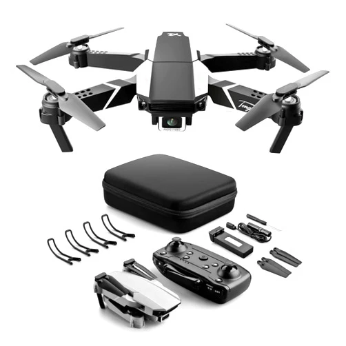 DuDubaby 4k Dual-Camera Remote Control Mini Drone 4k High-Definition Wide-Angle Helicopter One-Button Start, Gravity Control, Height Hold, Headless Mode, Voice Control, Gesture Photo And Video, The Best Gift For Adults And Children. (Black)