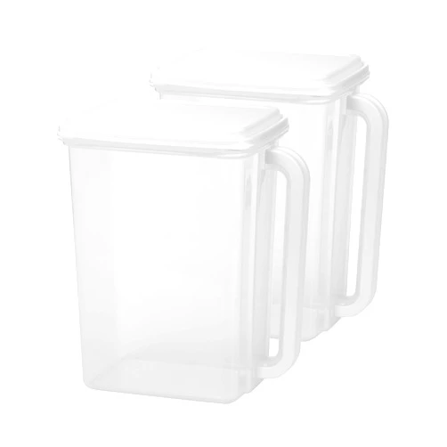 Buddeez 25302W-ONL Store 'n Pour Storage Dispenser 46 Cup-White/Clear, 2 Count