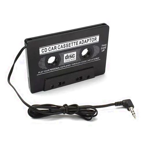 Hendel Universal Car Music Audio Cassette Tape aux Adapter Converter 3.5mm Plug (Black) Play Your Personal CD Player Through Your Cars Stereo