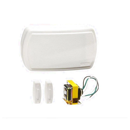 Broan-NuTone BK125LWH Builder Chimes Kit with Two Lighted Pushbuttons, White