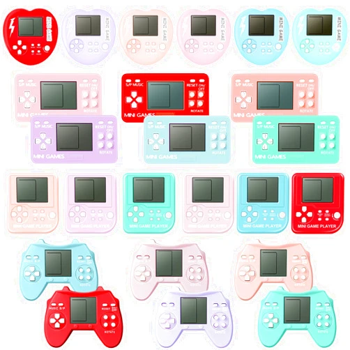 SSRMX 24Pcs Video Game Party Favors Valentines Day Gifts for Kids, Mini Game Keychain Arcade party favors Birthday Supplies Classroom Prizes for Boys and Girls