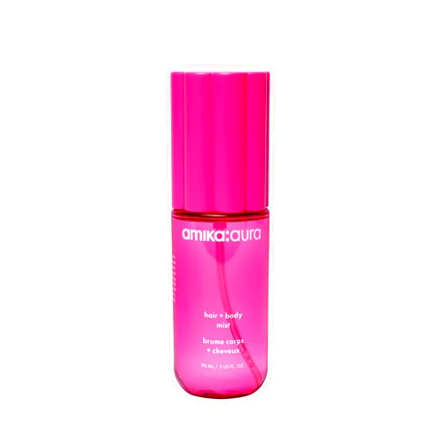amika: aura hair and body mist | pink grapefruit, juicy apricot + warm vanilla
