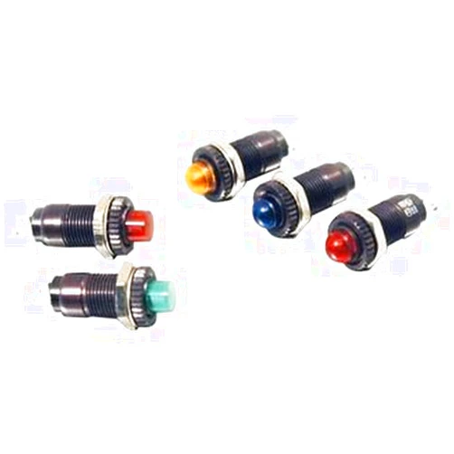 DIALIGHT 249-7872-3331-504F 28V; LED Color:RED; Operating Voltage:28VDC; MOUNTING Hole Dia:9.53MM; Forward Current IF:20MA; Luminous Intensity:55MCD; IP/NEMA Rating:NOT Rated; Product Range:-; Colou