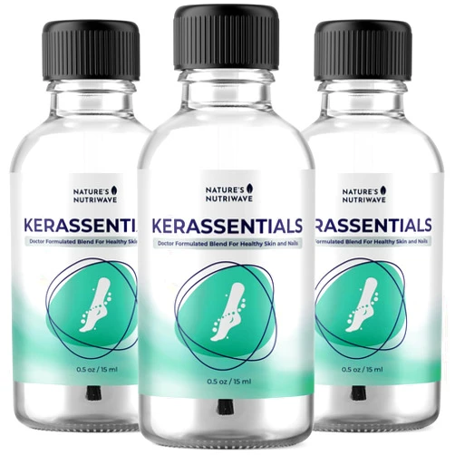 Nature’s NutriWave Kerassentials Oil, 8-IN-1 Plant-Based Formula, Natural Ingredients | Made in USA, No Stimulants, Non-GMO – 15ml, 3 Month Supply