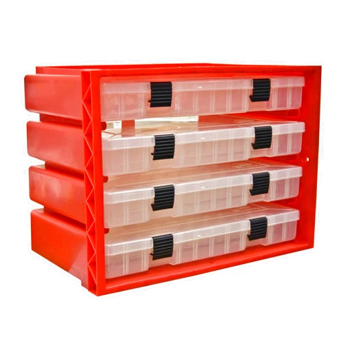 Plano Molding 974 StowAway Organizer Rack,Red