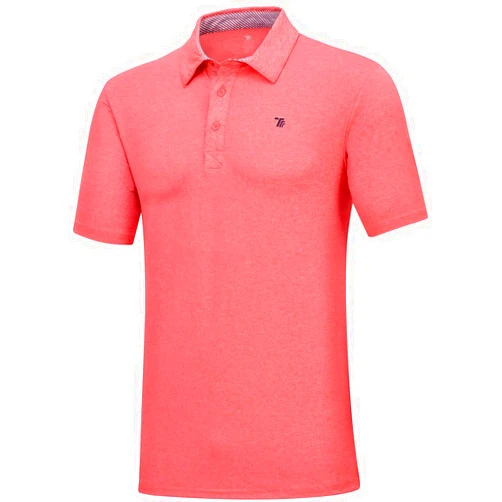 MoFiz Mens Polo Shirts Short Sleeve Golf Polo Shirts Breathable Activewear Top
