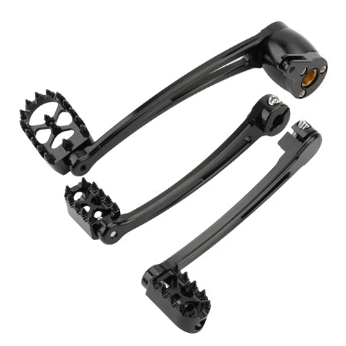 LENKDOU Brake Arm Pedal MX Heel Toe Gear Shift Lever Pegs for Harley Touring 2014-2023 Later Road King Electra Glide Street Glide
