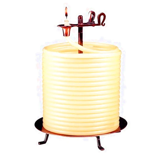 Candle by the Hour 20561B 144-Hour Candle, Eco-friendly Natural Beeswax with Cotton Wick,Yellow