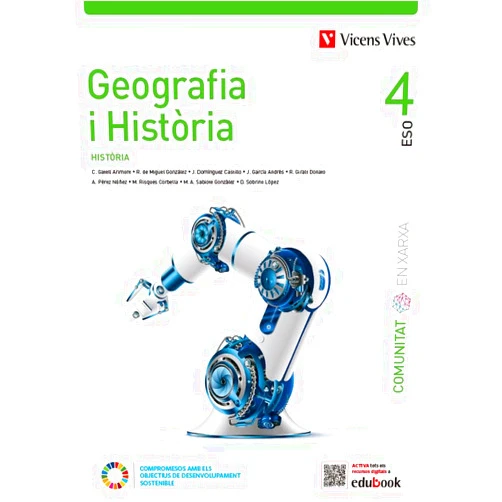 Catalan Edition by Cristina Gatell Arimont (Author), Diego Sobrino Lopez (Author), María Ángeles Sabiote González (Author), Manel Risques Corbella (Author), Joaquin Garcia Andres (Author), Rafael de Miguel Gonzalez (Author), Jesus Dominguez Castillo (Author), Rosa Giralt Donato (Author), Albert Pérez Núñez (Author) & 7 more Geografia i Història 4 (Comunitat en Xarxa)