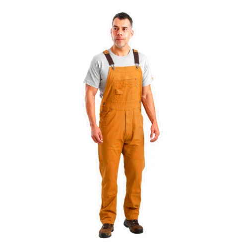 Berne Men's Highland Flex Unlined Duck Bib Overall