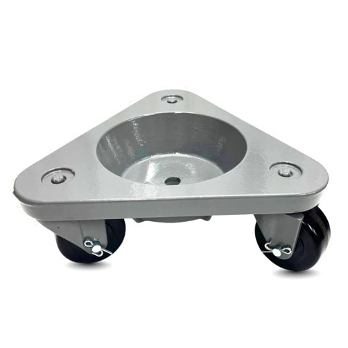 CasterHQ Bond 3310 Super Duty Cup Dolly – 750 lb Capacity – Cast Iron Triangular Dolly with 3