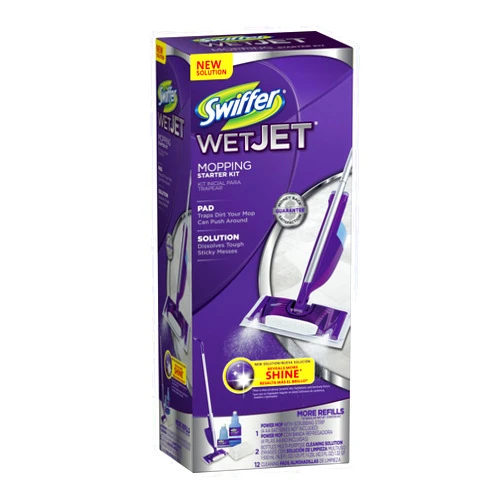 Swiffer WetJet Spray Mop Floor Cleaner Club Starter Kit