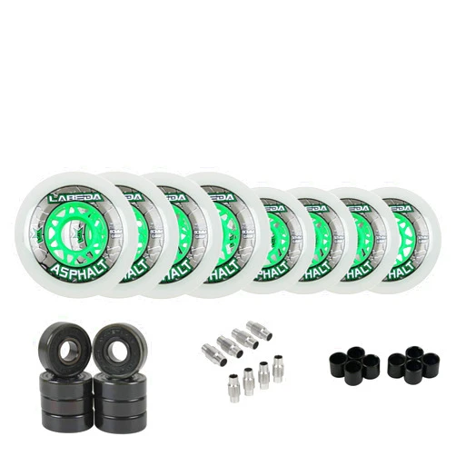 Labeda Gripper Asphalt Outdoor Inline Roller Hockey Wheels with Ceramic Bearings