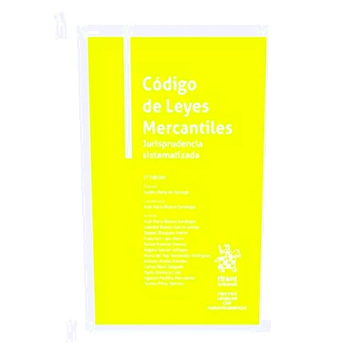 Spanish Edition by Ángela Galván Gallegos (Author), Raquel Blázquez Martín (Author), Nuria Orellana Cano (Author), Rafael Fuentes Devesa (Author), Carlos Nieto Delgado (Author), Alfonso Muñoz Paredes (Author), Francisco Cano Marco (Author), María del Mar Hernández Rodríguez (Author), Agustín Pardillo Hernández (Author), Jacinto Pérez Benítez (Author), Luis Seller Roca de Togores (Author), Jacobo Barja de Quiroga López (Author), Leandro Blanco García-Lomas (Author) & 10 more Format: Kindle Edition Código de Leyes Mercantiles Jurisprudencia Sistematizada 3ª Edición (Textos Legales) (Spanish Edition)