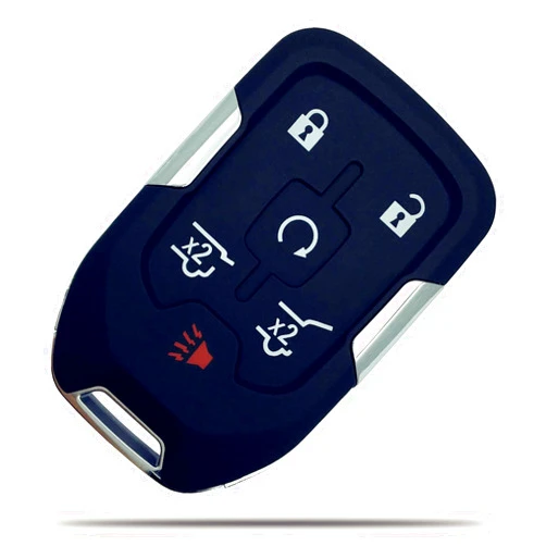 TALKMOON Key Fob Shell Case Replacement for Chevy Suburban Tahoe 2015 2016 2017 2018 2019 2020 GMC Yukon 6 Button Keyless Entry Remote Control Car Key Fob Cover (6 Button)
