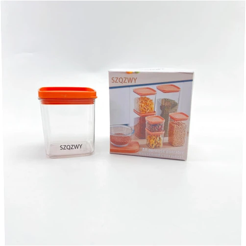Generic SZQZWY Containers for Household or Kitchen use,Food Storage Containers with Lids, Airtight Kitchen Pantry Organizers, Clear Plastic
