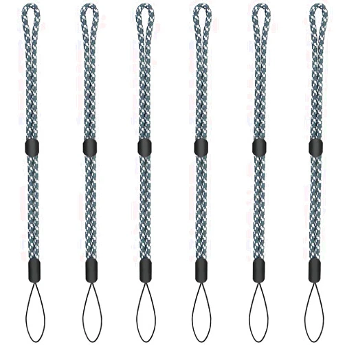 VEXMOTT Adjustable Wrist Lanyard Hand Strap Compatible with iPhone Cell Phone Camera USB Flash Drives Keys and Other Portable Items 6 Dark Gray