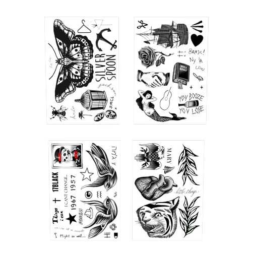 PopStarTats Cosplay Tats Harry Inspired Temporary Tattoo Bundle - Over 65 Tats - Several Styles - Harry Costume/Cosplay - MADE IN USA