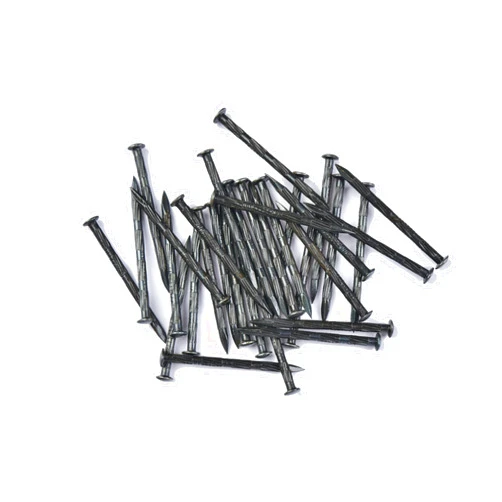 ÖÇS 3.1 inch (80 mm) Length Fluted Hardened High Carbon Steel Point Tip Wall Masonry Concrete Black Nails (25 pcs.)