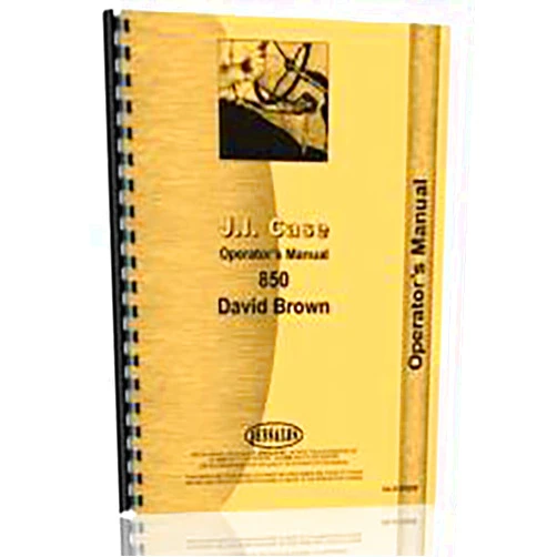 ZYSKABQ Replacement for fits Tractor Operator Manual Fits Case 850 (David Brown) RAP67142