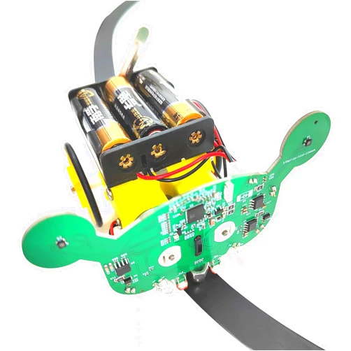 Gearotons Line Following Robot Kit Smart Robot Assembly Project Kit Obstacle Avoidance Robot with Music DIY Kit Educational Robot Toy, Medium