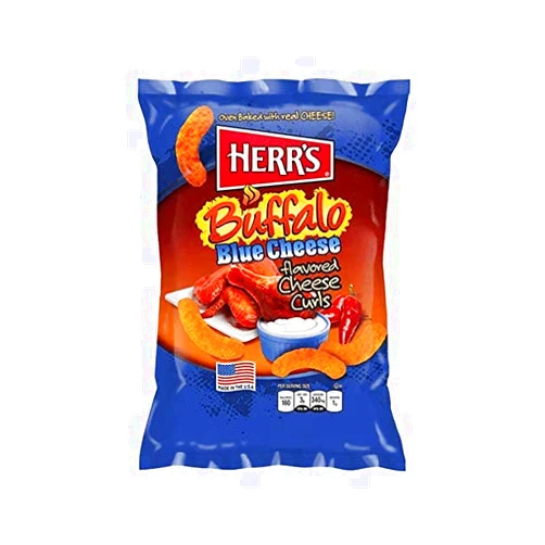 Generic Herr's Buffalo Blue Cheese Curls 1 Oz (Pack of 7)…