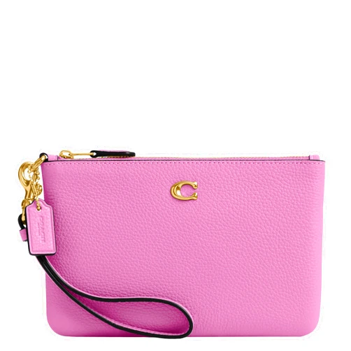 Coach Essential Small Wristlet, B4/Fuschia