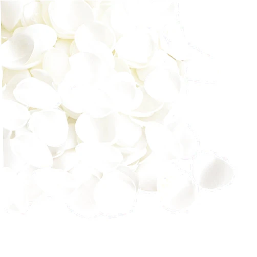 Lookein 300pcs Rose Petals Satin Flower Petals for Wedding Flower Girl Basket Table Centerpieces Aisle Runner Party Confetti Bridal Shower Dinner Wedding Decoration, Ivory