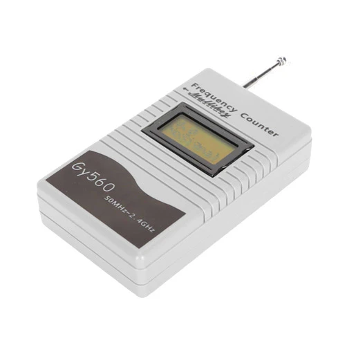 Ciciglow Mini Gooit GY560 Radio Frequency Counter, Portable Frequency Counter Radio Frequency Measuring Tool for Testing Analog Radio Signals, Stable Performance
