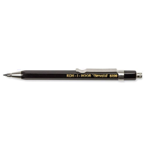 Koh-I-Noor Mechanical Pencil Short Clutch Diameter 2 mm Black