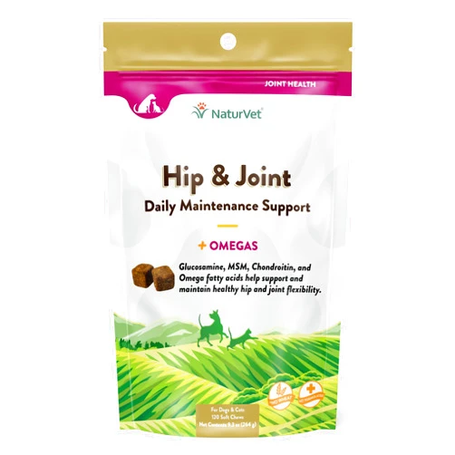 NaturVet Hip & Joint Soft Chew (Bag) 120 ct