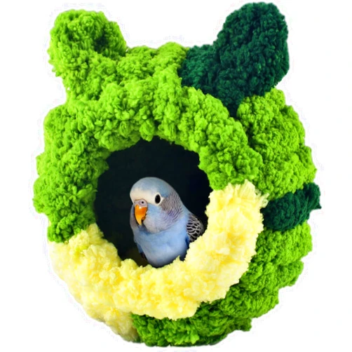 KATUMO Bird Nest, Parakeet Breeding House Parrot Snuggle Hut Budgie Bed for Conure, Budgie, Parakeet, Cockatiel, Lovebird, Canary, Finch, Hamster, Small Pets